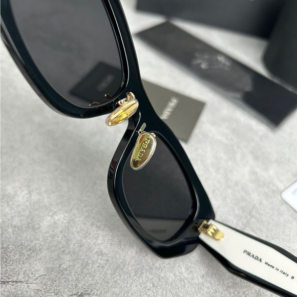 ?Prada Black and White Sunglasses main image 5